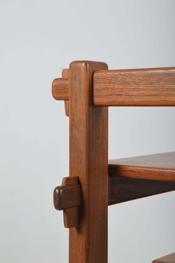 Image 1 of Brutalistischer Servierwagen mit austauschbaren Tabletts, 1970er Jahre