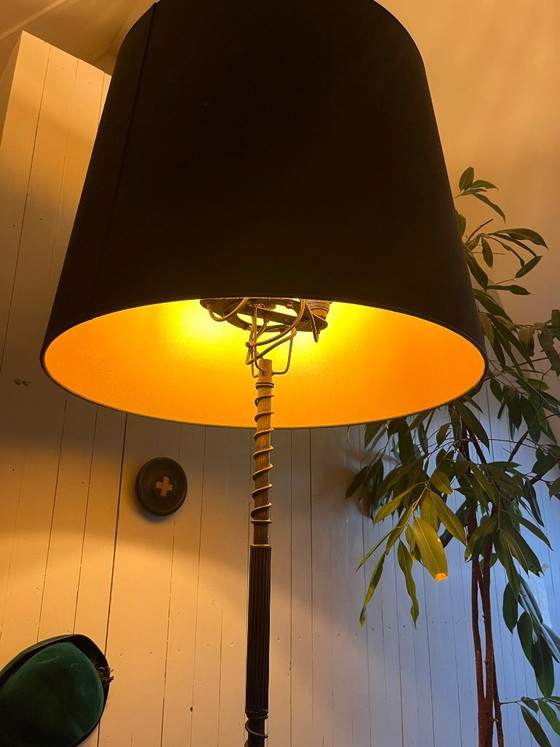 Lampadaire Vintage Unique – Fait main par Maître Soudeur – Circa 1950 – Metal (photo 7 of 8)