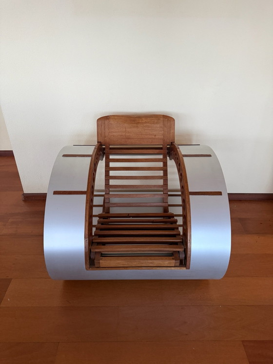 Design Rocking chair – Wood, Aluminium (photo 5 of 8)