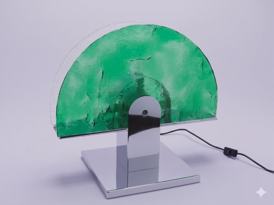Image 1 of Luigi Massoni - "Albero" Table Lamp - Murano Pulegoso Glass - 1970s