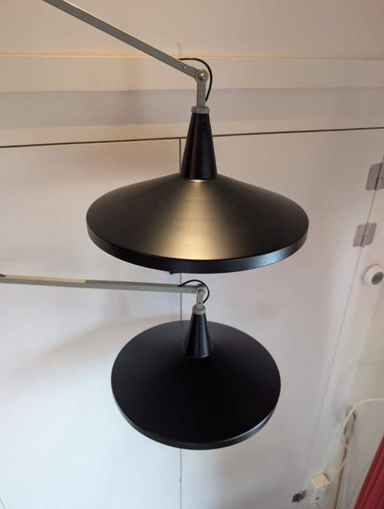 Image 1 of Lampade Panama, 2 pezzi. Di Wim Rietveld per Gipsen. (disponibili in set o singolarmente)