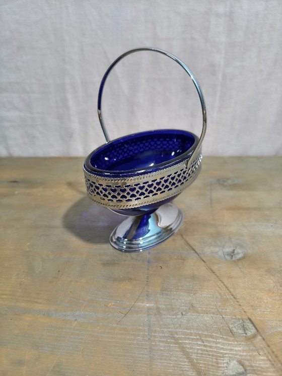 Image 1 of BonBon schaaltjes  Suiker schaaltjes  Cobalt Glas