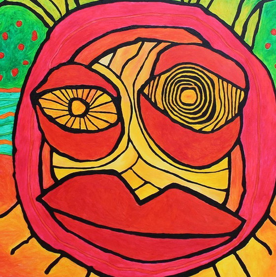 Image 1 of Painting 'lucky man' 2006