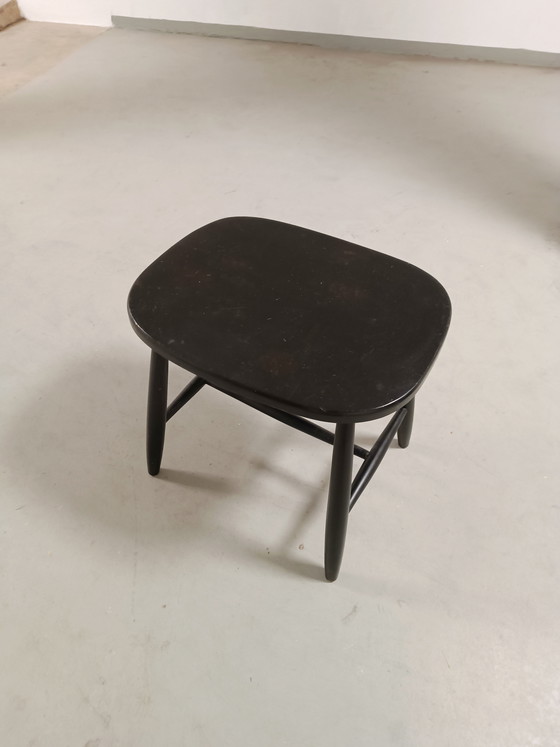 Image 1 of Ilmari Tapiovaara black stool 