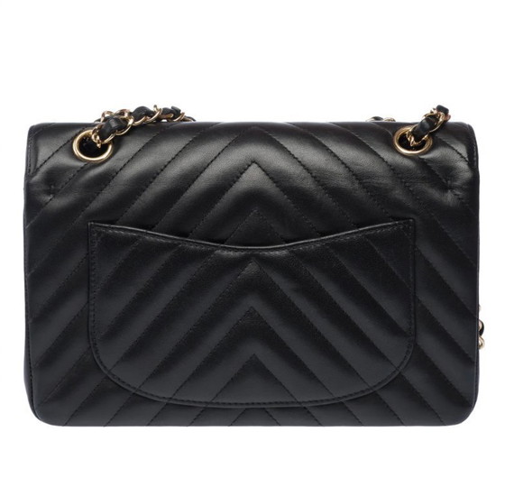 Image 1 of Borsa CHANEL Timeless/Classique en Cuir Noir - 103317