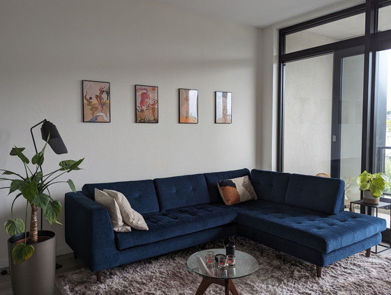 Divano angolare destro SOFACOMPANY Nelson – Planet Legion Blue (Design danese) – Divani 3 posti, Tessile (photo 2 of 7)