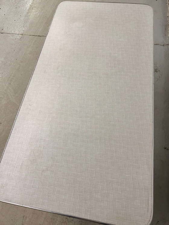 Image 1 of Vintage tubular frame Maquet desk, doctor's office