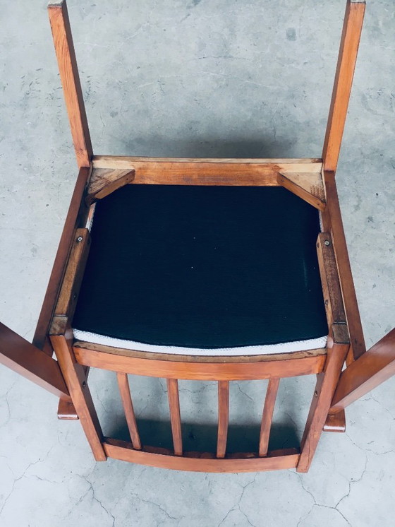 Image 1 of Ensemble de fauteuils de style hollandais moderne du milieu du siècle, Pays-Bas, années 1950