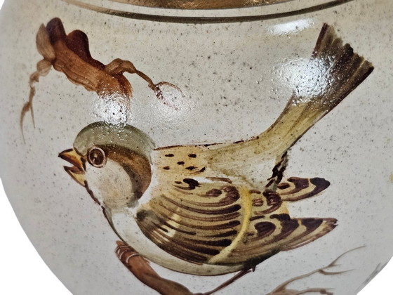 Image 1 of Arnaldo Miniati - Signed vase - Italian - hand-painted - 70s