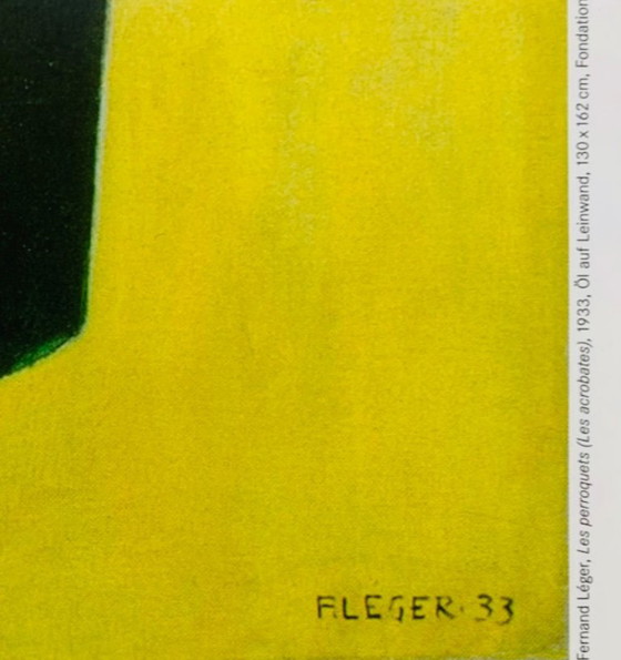 Image 1 of Fernand Leger: "Gli acrobati, 1933". Firmato sulla lastra. Litografia offset in perfette condizioni.