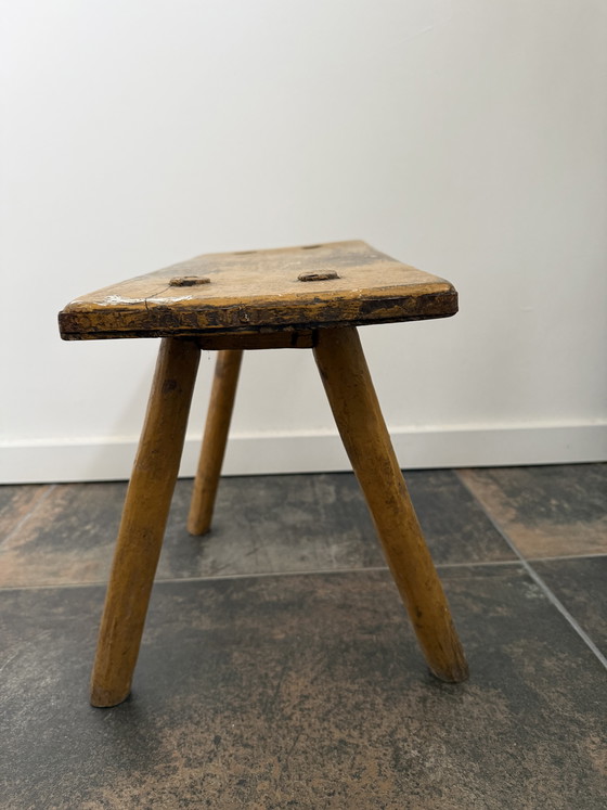 Image 1 of Vintage design stool SPA loft Jielde Eames brutalist loft 2 Prouvé Perriand