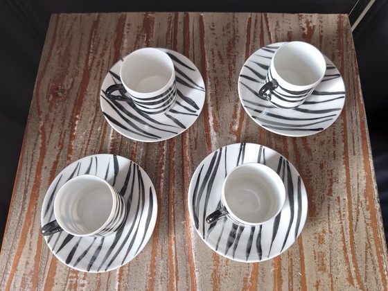 Image 1 of Tazzine/piattini da caffè vintage Galeries Lafayette (Parigi).