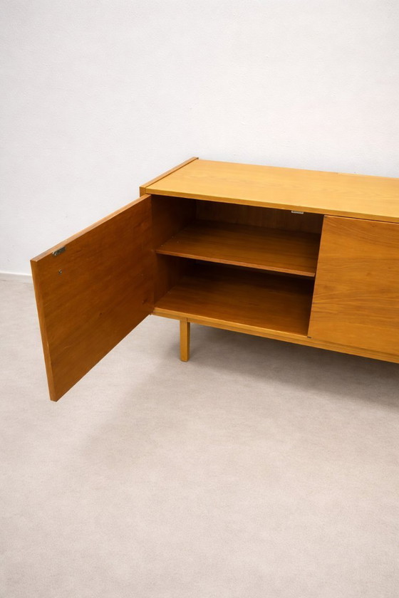 Image 1 of Mid-Century Modern Scandinavian Style Sideboard in Warm Wood Veneer, 1960s–1970s