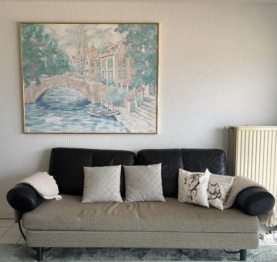 Image 1 of Zanotta 'Europe' modular sofa set (2)