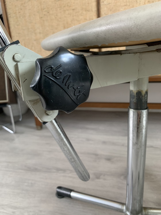 Image 1 of Vintage De Wit bureaustoel jaren 60