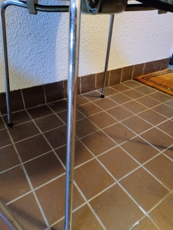 Image 1 of 4x Fritz Hansen Serie 7/3107 Zwart