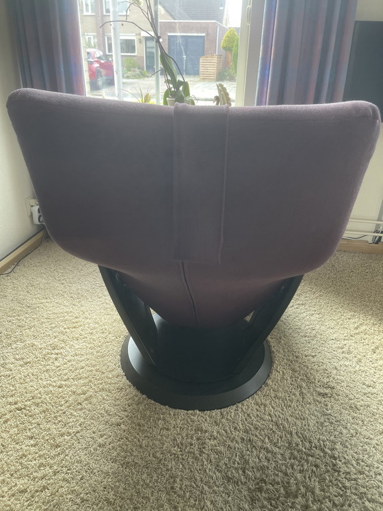 Image 1 of Fauteuil inclinable ergonomique moderne – Aubergine/Anthracite

- Défectueux