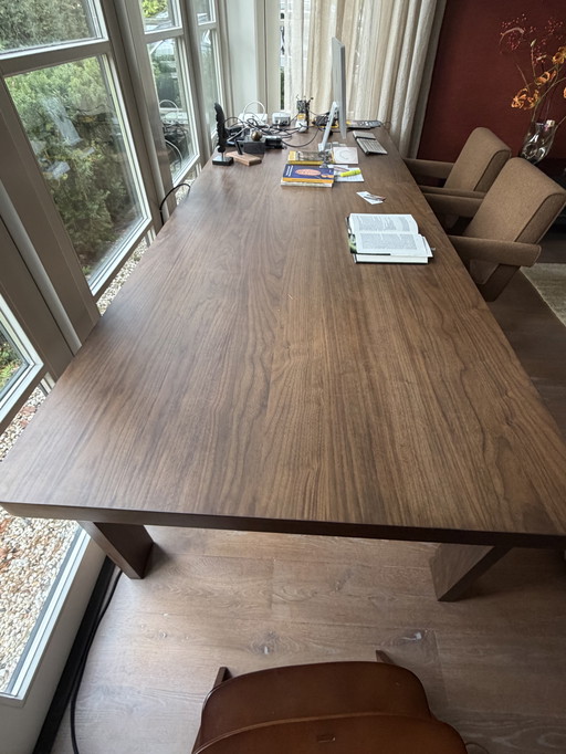 Dining room table RH Santiago dark walnut
