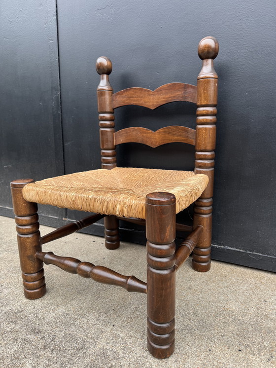 Image 1 of Charles Dudouyt Low Chair, jaren 1950