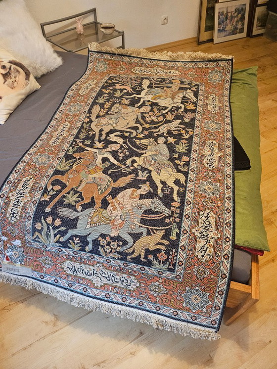 Image 1 of 1 alfombra oriental anudada a mano