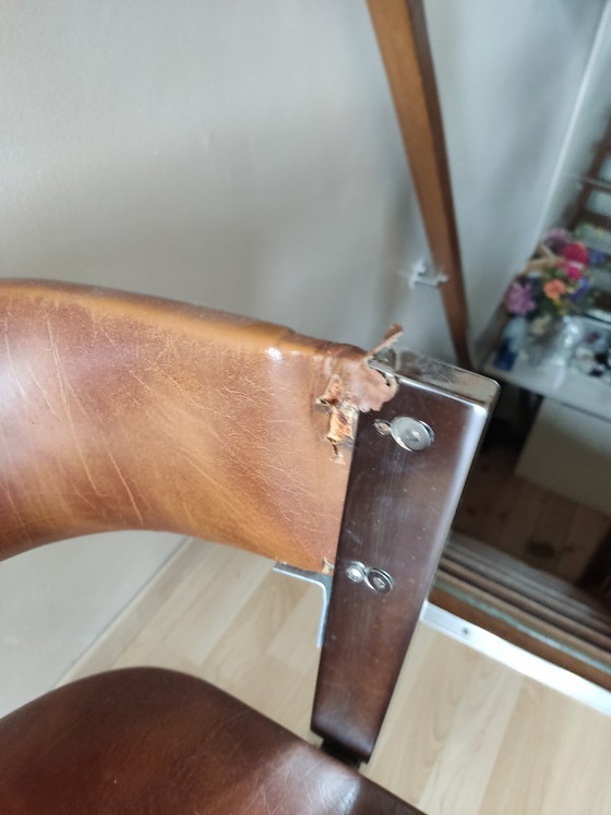 6 sedie da tavolo in pelle – Sedie da pranzo, Leather, Metal (photo 10 of 12)