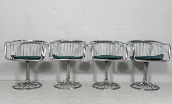 Image 1 of GASTONE RINALDI. Fauteuils/chaises style Mid-Century, Italie, années 1970
