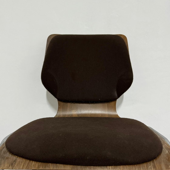 Image 1 of Carlo Ratti – Essgruppe, 4 Stühle, 1970er Jahre