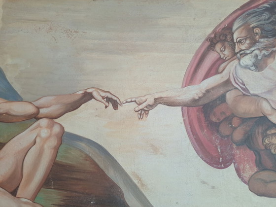 Affresco su Tela, B&B Affreschi, Arte, Legno, Beige (foto 2 di 5)