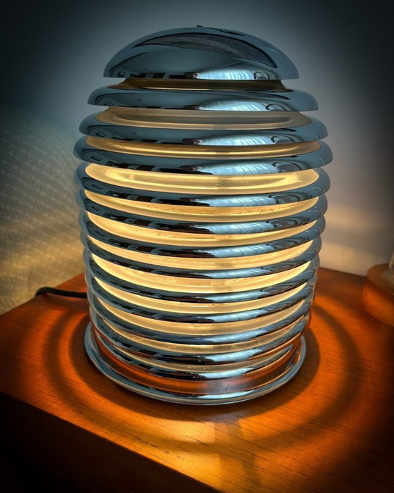 Lampe de table Saturne de Kazuo Motozawa pour Staff – Staff Leuchten, Metal, Chrome (photo 7 of 18)