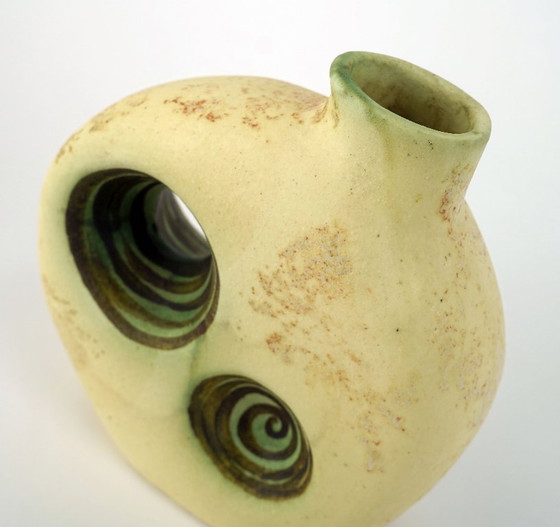 Image 1 of greek vintage VASE by nikos dazelidis, 1960s/70s, signed, sculptural form, space age