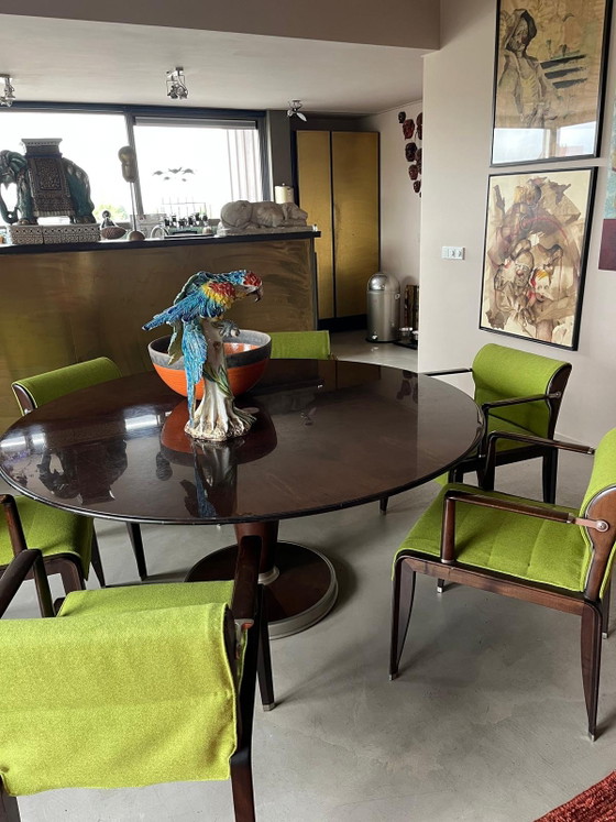 Image 1 of Table de salle à manger en bois Giorgetti chez Reliving