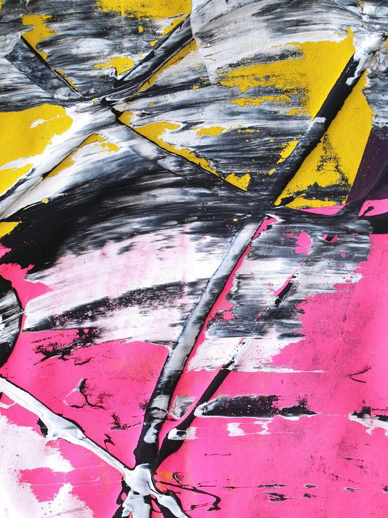 Jürgen Angeler - El bailarín rosa - XXL – Pinturas y dibujos, Canvas (photo 4 of 23)