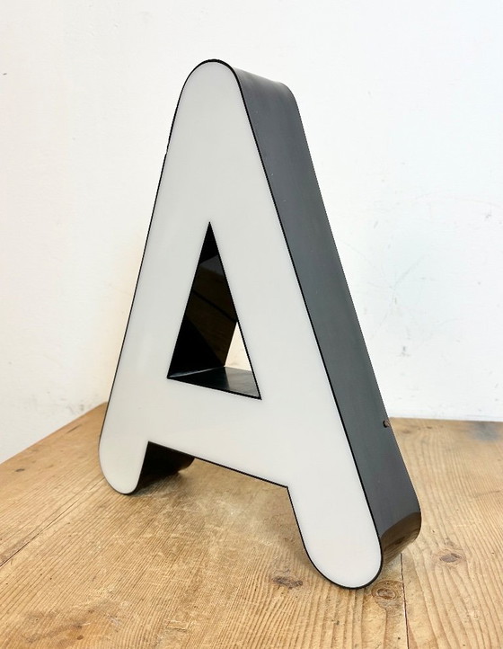 Image 1 of Vintage Illuminated  Letter A , 1970s