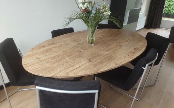 Image 1 of 6 dining room chairs, brand Harvink