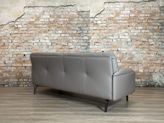 Leolux Bora Balanza - Taupe/Grey Leather | Axel Enthoven – Sofas, Metal (photo 6 of 14)