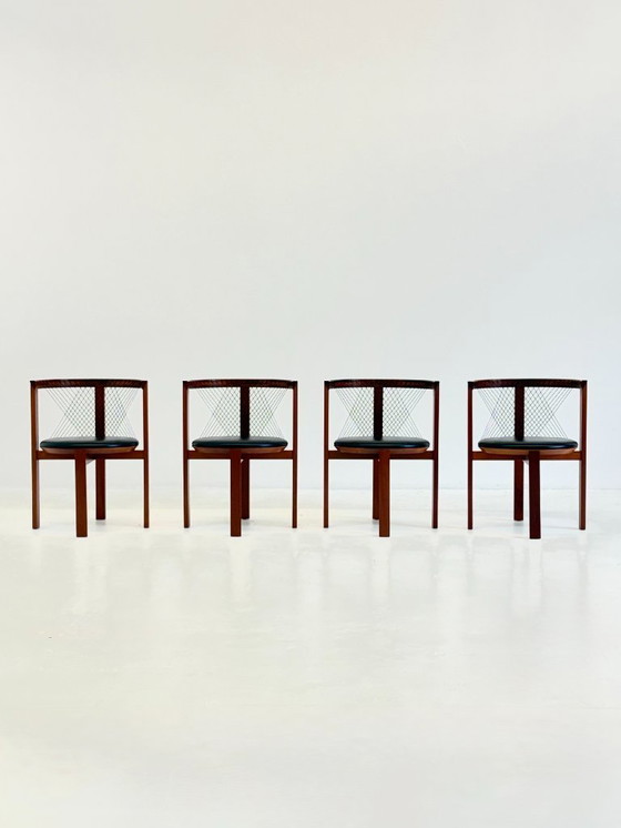 Image 1 of Ensemble de chaises Tranekær String par Niels Jørgen Haugesen