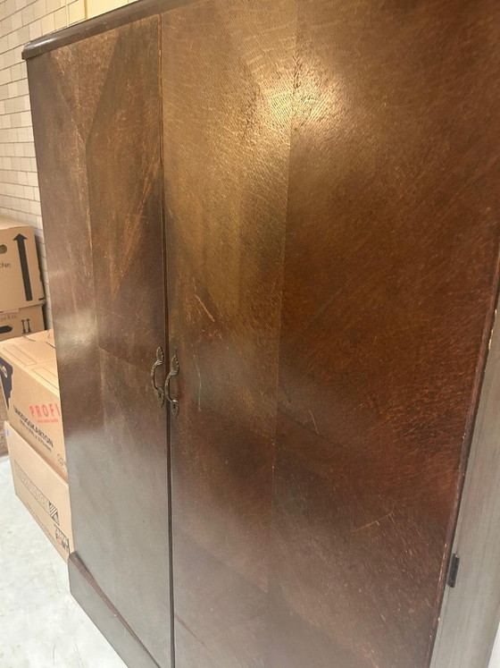 Ropero Compactom, madera marrón, Vidrio, Vintage (foto 5 de 9)