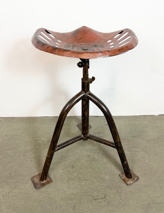 Image 1 of Vintage Industrial Swivel Chair, 1950s