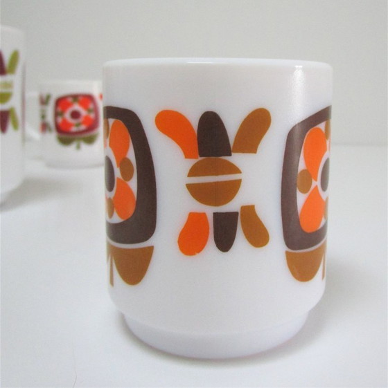 Image 1 of 1970s floral mugs and cups