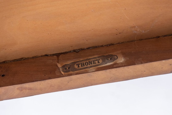 Image 1 of Paire de fauteuils Thonet, structure en bois courbé, années 1940