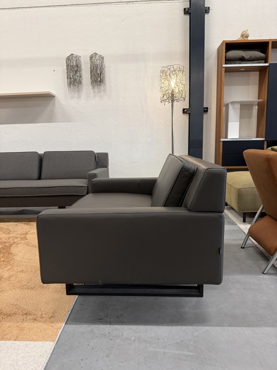 Gelderland 7850 Loveseat Brown Leather – Benches (photo 2 of 6)