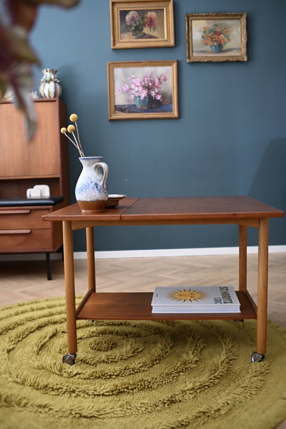 Image 1 of Carrello/tavolino/tavolo da salotto svedese vintage Poul Volther per Gemla