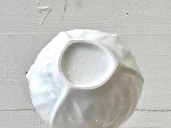 Image 1 of Organically shaped (cabbage-shaped) porcelain vase, 1970s