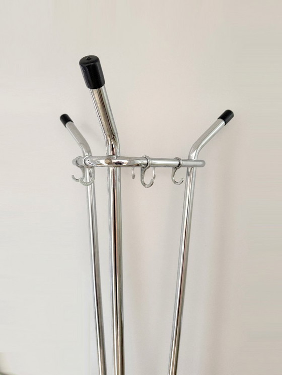 Image 1 of Vintage coat rack attributed to Tubax - Belgium, 1950-60s