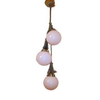 Lustre Art Déco des années 20 – éclairage vintage classique – Art Deco (photo 2 of 11)