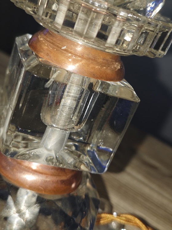 Image 1 of Vintage glazen lamp