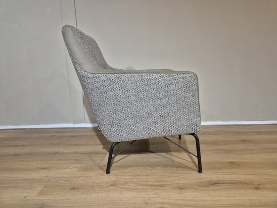 Image 1 of 2x Showroom Modelle Montel Bliss Sessel - Stoff - Leder