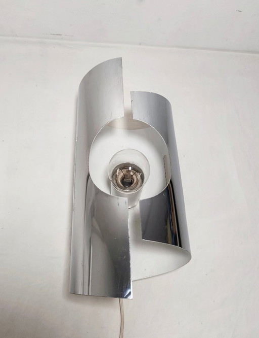 "Space Age" wall sconce. Spain, 1970s.