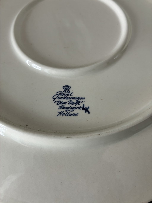 4 Getijden Delfsblauw Royal Goedewaagen – wanddecoratie, Ceramic (photo 2 of 6)