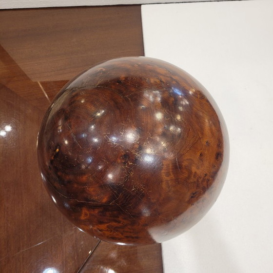 Image 1 of Sfera decorativa, ossidiana mogano, p. s. XX - Francia